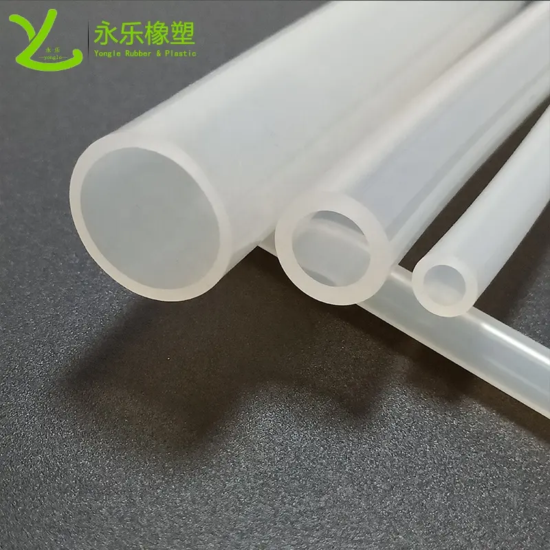 High Transparent Non-toxic Good Flexible Silicone Rubber Tubing For Medical Equipment
