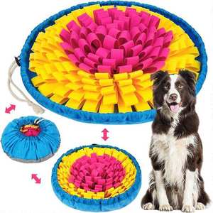 Tappetino Olfattivo Interattivo per Cani, Moderno, Portatile, Pieghevole, Ecologico, con Design Floreale Multicolore, Giocattolo da Masticare per Alimentazione Lenta - Product Image 1