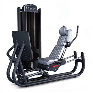 Máquina de prensa de piernas horizontal de acero ajustable de gran venta para entrenamiento corporal con selección de carga por pin - Product Image 2