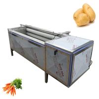 Drooglijn Gebundelde Was Automatische Fruit-En Bladgroente Knoflook Aardappelreinigingsmachine Ui Palmdata Wasmachine Leveranciers