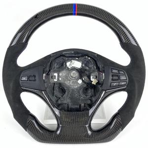 <span class=keywords><strong>Volante</strong></span> de Fibra de Carbono para <span class=keywords><strong>BMW</strong></span> con LED y Alcántara, Compatible con F20 F21 F52 F30 F31 F34 F10 F11 F07 F18 F06 F12 F13 F01 F02 F26 X6 F16 <span class=keywords><strong>328i</strong></span> - Product Image 2