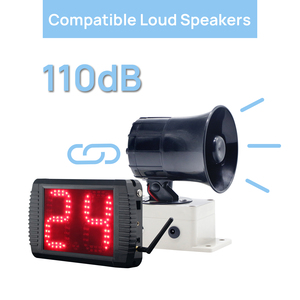 YIZHI Indoor Outdoor Sport LED Digital Scoring Basketball Anzeigetafel mit 14/24/30s Shot Clock & Summer & Stativ Ständer - Product Image 4