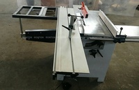 Scie à table coulissante miniature MJ233A avec scie circulaire, machines à travailler le bois