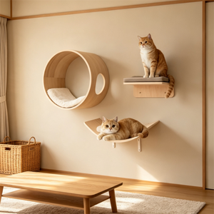 Étagères murales de qualité supérieure en bois massif pour lit, structure d'escalade pour salon - Product Image 3
