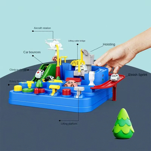 Xe phiêu lưu, xe lửa nhỏ, bãi đậu xe Đường sắt, trượt quán tính, đồ chơi câu đố trẻ em - Product Image 5