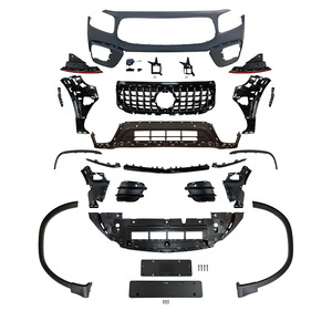 Kit de pare-chocs avant Mercedes-Benz GLB-Class X247 2020-2024, mise à niveau pour rétrofit, matériau ABSPCPP, découpes pour feux antibrouillard - Product Image 2