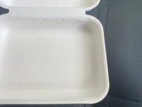 Boîte à savon en pulpe de canne à sucre 100 % biodégradable et écologique, non blanchie, en pulpe vierge, pressée à sec, personnalisable