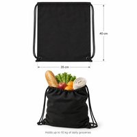 Tas Serut Katun dengan Logo Cetak Kustom Tas Serut Kanvas Katun Tas Sepatu Tas Hadiah Kantong Debu Penutup dengan Cetak Logo