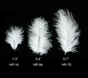 Dyed Wholesale Natural Feather Material Fly Tying Feathers Soft Loose Strung White Black Turkey Marabou For Sale