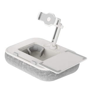 Support d'oreiller multifonction <span class=keywords><strong>pour</strong></span> ordinateur portable, <span class=keywords><strong>coussin</strong></span> de voyage en peluche <span class=keywords><strong>pour</strong></span> voiture avec porte-gobelet et <span class=keywords><strong>plateau</strong></span> à collation <span class=keywords><strong>pour</strong></span> téléphone et <span class=keywords><strong>tablette</strong></span> - Product Image 5