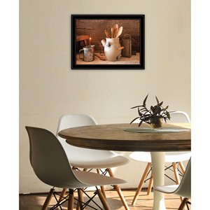 HMS nonne utensili da cucina 3 nero incorniciato stampa arte della parete per l'arredamento della cucina - Product Image 4