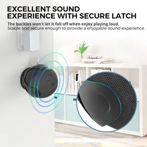 Soporte de altavoz compatible con palillo de dientes montado en la pared para Amazon <span class=keywords><strong>Echo</strong></span> <span class=keywords><strong>Dot</strong></span> 5/4th Generation Smart Speaker Stand - Product Image 2