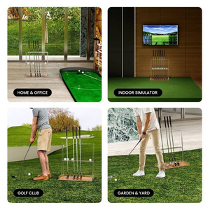 Support de présentation personnalisé en acrylique pour putter de golf, organisateur transparent pour clubs de golf, pour la maison, le bureau, la vente au détail, la présentation sur le bureau - Product Image 5