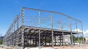 Kits de Construcción de Naves Prefabricadas Personalizadas, Estructura de Acero Prefabricada para Oficinas, Naves Agrícolas, Talleres, Estructuras de Acero con Certificación ISO9001 - Product Image 2