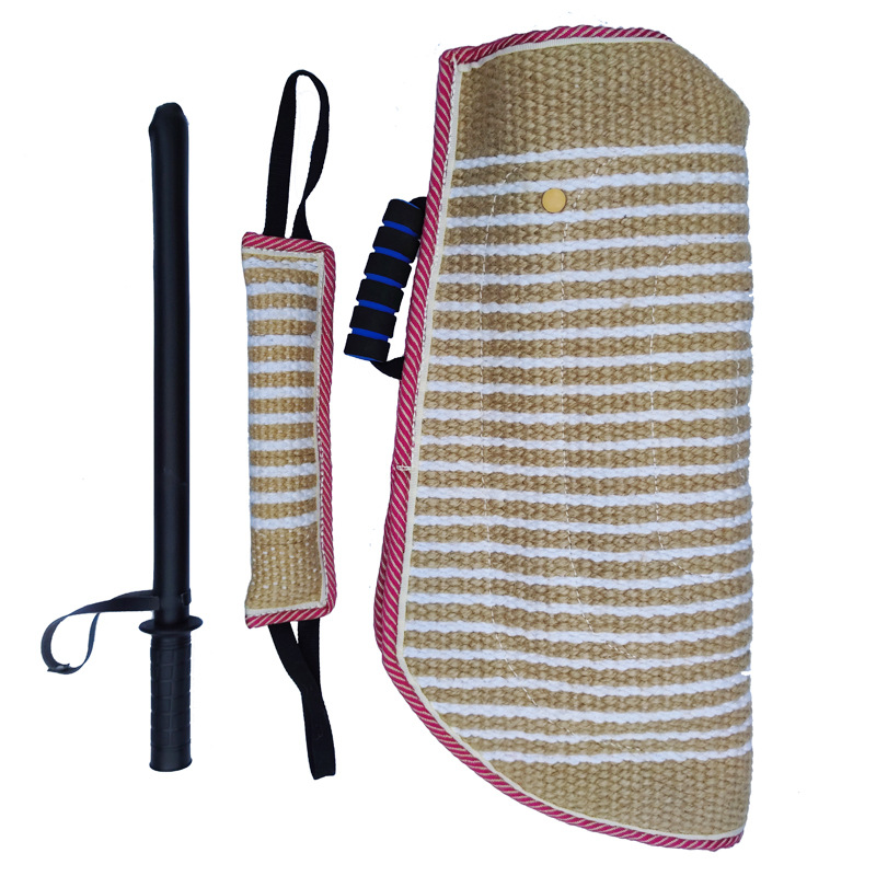 Funda para morder + palo para golpear + palo para morder