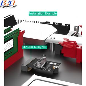 Oculink konektor SFF-8612 SFF-8611, ke 2230 NGFF <span class=keywords><strong>M</strong></span>.<span class=keywords><strong>2</strong></span> PCI-E 4.0 NVME Key-<span class=keywords><strong>M</strong></span> Antarmuka adaptor konverter kartu tipe pendek - Product Image 5