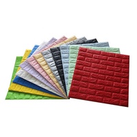 Brique papier peint autocollant carreaux muraux auto-adhésif mousse 3D étanche J2 moderne PE mousse hôtel étanche papier peint pour cuisine