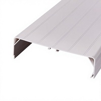 Profilé extrudé en PVC de haute qualité, durable et personnalisé pour la fabrication de plaques de protection d'équipements industriels