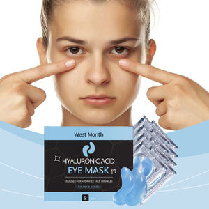 Mascarilla de Ojos de Ácido Hialurónico Transparente, 8 Piezas, Marca Privada OEM, Antiarrugas, Reafirmante, Iluminadora, para Ojeras - Product Image 5