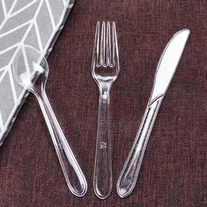 Tenedor desechable de plástico para <span class=keywords><strong>restaurante</strong></span>, tenedor para picnic, cuchara de té - Product Image 4