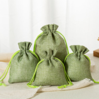 Pochette de rangement pour bonbons avec cordon de serrage, sérigraphiée et personnalisable pour les fêtes de mariage
