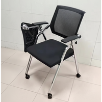 Chaises de formation pliables empilables avec tablette et bloc-notes Tables et chaises de formation modernes en vogue