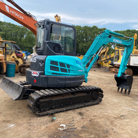 Gebrauchte original japan kobelco SK55 Mini bagger zu verkaufen
