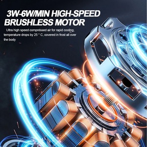 พัดลมคาดเอวความเร็วสูง ระบายความร้อนสำหรับงานกลางแจ้งที่อุณหภูมิสูง สถานที่เชื่อมโลหะ พัดลมคาดเอวแบบพกพา - Product Image 3