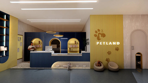 Exhibición de Alta Gama para Peluquería Canina, Diseño Moderno de Salón de Belleza para Mascotas, Diseño Completo de Muebles para Tienda, desde la Producción Hasta la Venta - Product Image 5