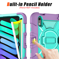 Pelindung Sudut Terintegrasi dengan Bantalan Ekstra, Casing Anti Guncangan, Tahan Jatuh, Perlindungan Tablet Industrial untuk iPad Mini 8 cover 2026