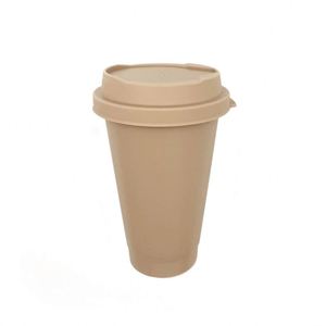 Gobelet réutilisable compostable en fibres végétales biodégradables, 16 oz, sans plastique, respectueux de l'environnement - Product Image 1