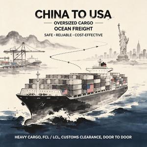 Trasporto Marittimo Cina-USA che Funziona Perfettamente, Spedizione Oceanica Economica con Sdoganamento e Consegna Finale - Product Image 1