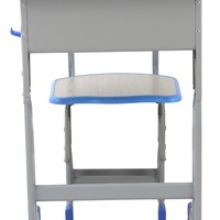 Meubles scolaires en métal réglables en hauteur, fourniture d'usine, bureau et chaise d'étudiant pour la formation et les cours