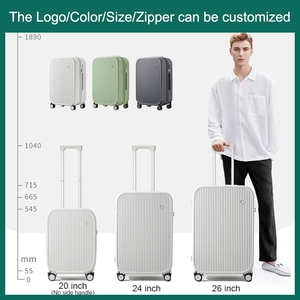 Valise trolley en aluminium Mixi Designer, bagages personnalisés avec porte-gobelet et porte-téléphone, sac à bagages multifonctionnel pour les voyages - Product Image 3