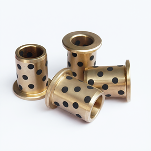 Buje Autolubricante con Brida JFB2020, Rodamiento de Bronce y Grafito, Alta Resistencia al Desgaste - Product Image 1