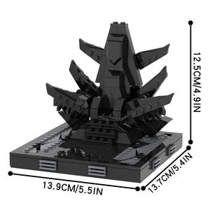 MOC2133 Trône Sith avec Rey Kylos Rens <span class=keywords><strong>Palpatine</strong></span>, modèle de la Guerre des étoiles, ensembles de blocs de construction éducatifs DIY pour enfants, 246 pièces - Product Image 3