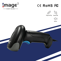 Escáner de Códigos de Barras 1D 2D QR Portátil, Lector de Códigos de Barras USB de 1.5M para Tiendas de Conveniencia, Supermercados, Almacenes e Inventario