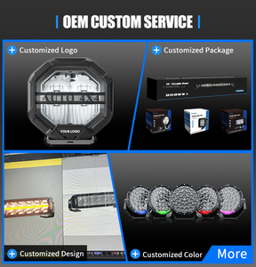 Aurora thiết kế mới 6 inch <span class=keywords><strong>LED</strong></span> sương mù lái xe ánh sáng 4x4 offroad ánh sáng cho ATV Xe tải - Product Image 6