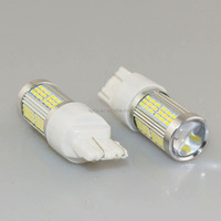 Pièces et accessoires automobiles, ampoule LED de frein de voiture, éclairage intérieur automobile, 12V sans erreur, T20 7443 102smd 3014 102led