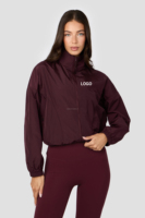 Nouveau design de veste softshell d'extérieur coupe-vent léger et personnalisé veste de sport à fermeture éclair pour femmes