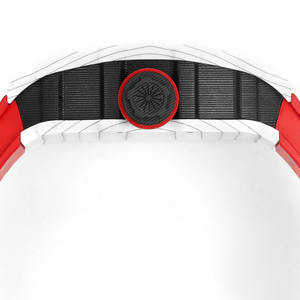 Montre de sport haut de gamme pour homme et femme, en fibre de carbone, texture marbrée unique, cadran squeletté, tourbillon transparent, montre de course - Product Image 4