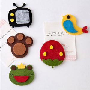 DIY Customized 3D Cartoon Animal Shape Felt Fridge Magnets Invisible Magnetic Home/<b>Desk</b> <b>Wall</b> Decor Stickers - Product Image 2