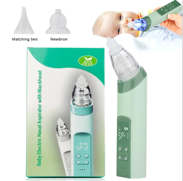 Produk Penjualan Terbaik Pembersih Hidung Elektrik Dewasa Vakum Bayi Aspirator Hidung Elektrik
