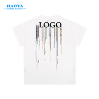T-shirt de luxe pour homme, style streetwear, personnalisé, 100 % coton, vêtement tricoté essentiel de créateur
