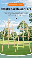 Vielseitiger Kiefernholz-A-Frame-Ständer, verstellbarer Künstler-Bodenständer für Malerei, Ausstellungen und Hochzeits-Schilderhalter