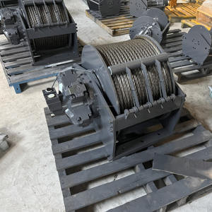 ביצועים גבוהים <span class=keywords><strong>16</strong></span> טון הידראולי <span class=keywords><strong>16</strong></span> טון עם חבל חוט פלדה מומנט גדול עבור דיג נטו & wireline 12v/24v יישום עגורנים - Product Image 6