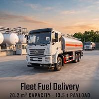 Camion-citerne à carburant diesel QTD Jincheng 8X4 20,2 m³ 251-350 CV Norme Euro à chargement par le bas