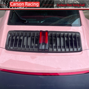 Porsche 911 991.2 Kit carrozzeria in fibra di carbonio bagnato 2019 2016 luci LED nuovo modello Spoiler posteriore alettone portellone alettone - Product Image 4