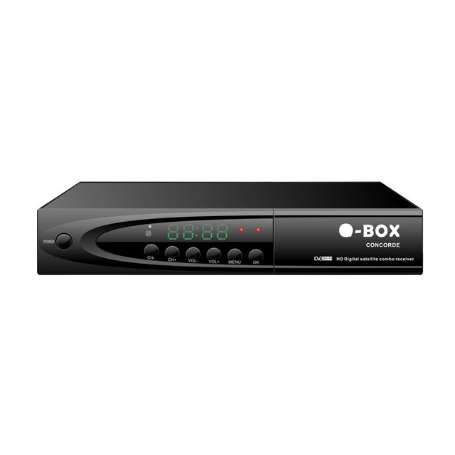 DVBT2+S2 Master Combo Decoder Satellite Digital TV Box Plastic Components 12 Months Warranty USB WIFI