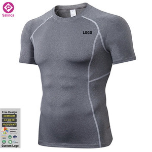 Custom Logo <strong>Men</strong> Running <strong>Compression</strong> T <strong>Shirts</strong> Quick Dry Fitness Sportswear Gym Short Sleeve Tights Gym T-<strong>shirt</strong> - Product Image 1
